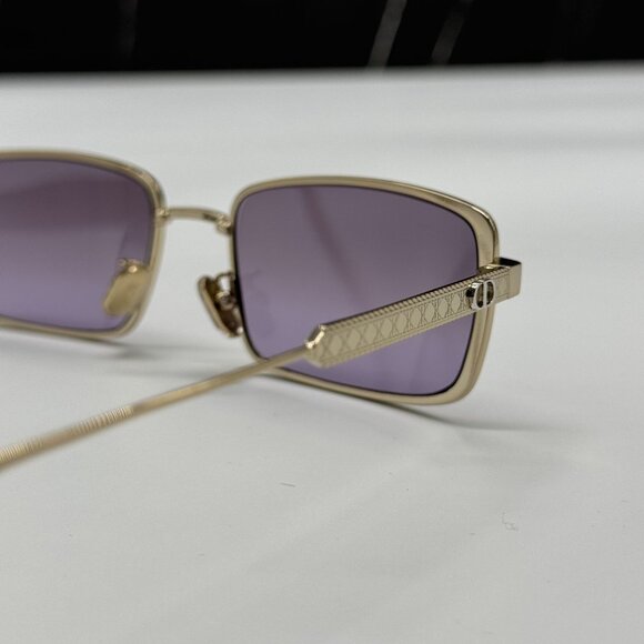 NEW DIOR DIORCANNAGE S2U C0G6 UNISEX GOLD/PURPLE SUNGLASSES - Picture 5 of 10